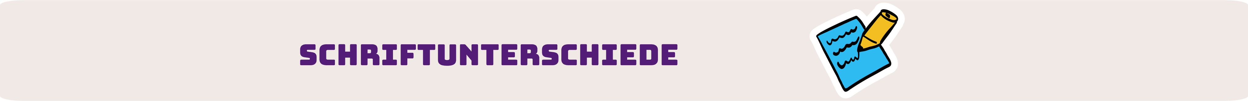 Schriftunterschiede