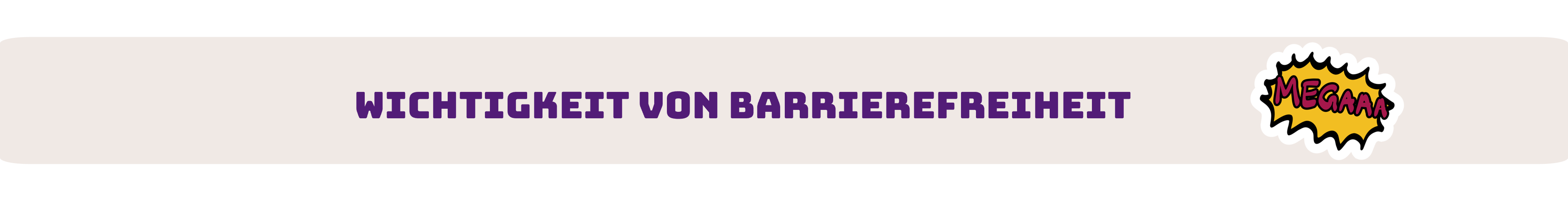 Wichtigkeit der Barrierefreiheit